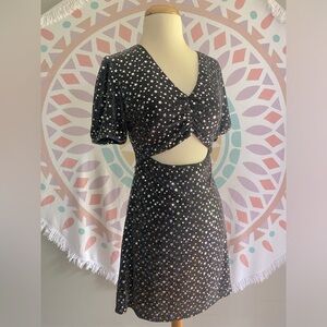 Alter’d State Silver Star Sequin Dress - M